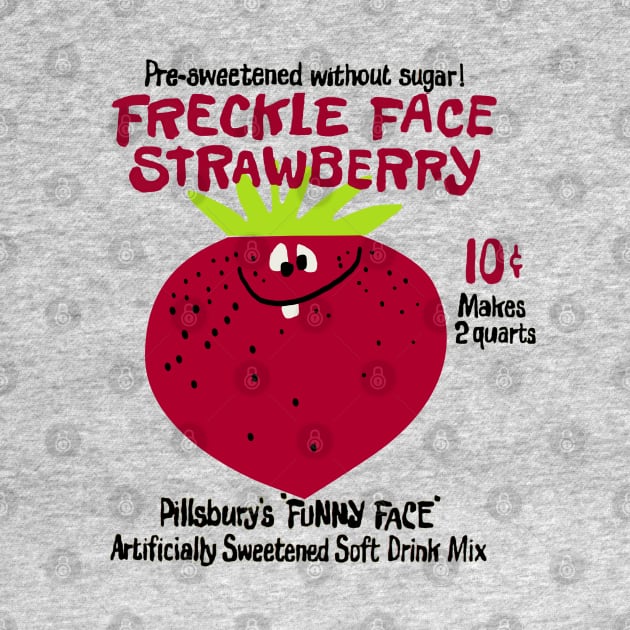 Freckle Face Strawberry "Funny Face" Drink Mix by offsetvinylfilm